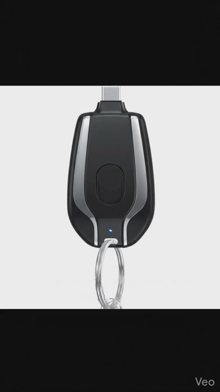 Mini power bank porte clé